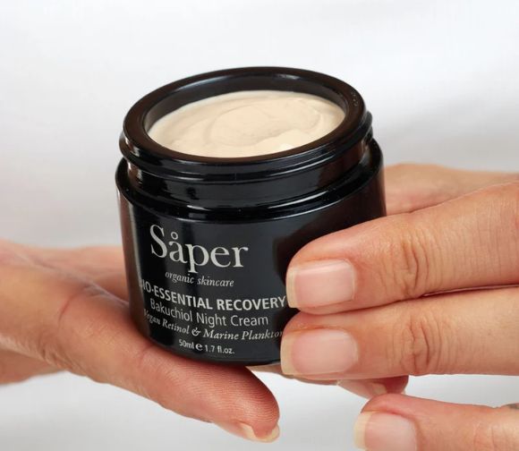 Bio·Essential Recovery Bakuchiol Night Cream de Saper Organic Skincare